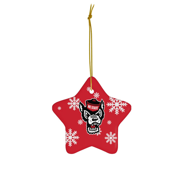 NC State Ceramic Ornaments