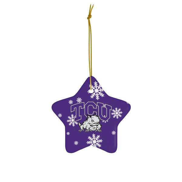 TCU Ceramic Ornaments