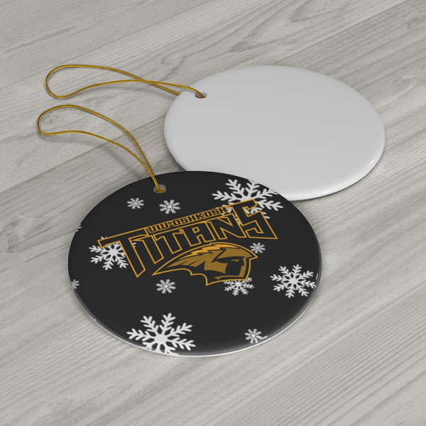 UW Oshkosh Ceramic Ornaments