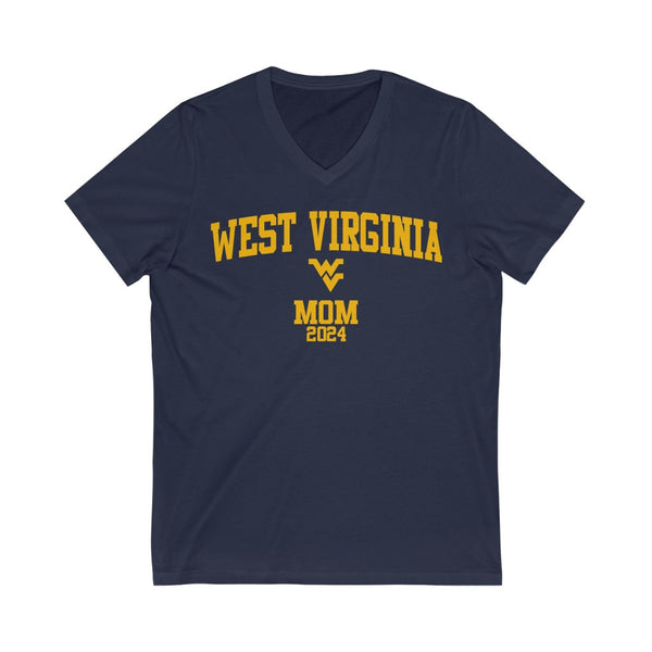 WVU Class of 2024 - MOM V-Neck Tee