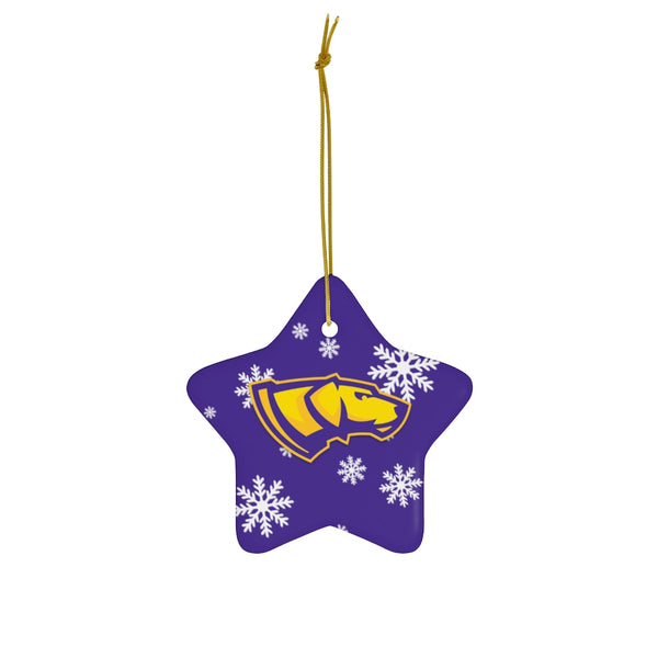 UW Stevens Point Ceramic Ornaments