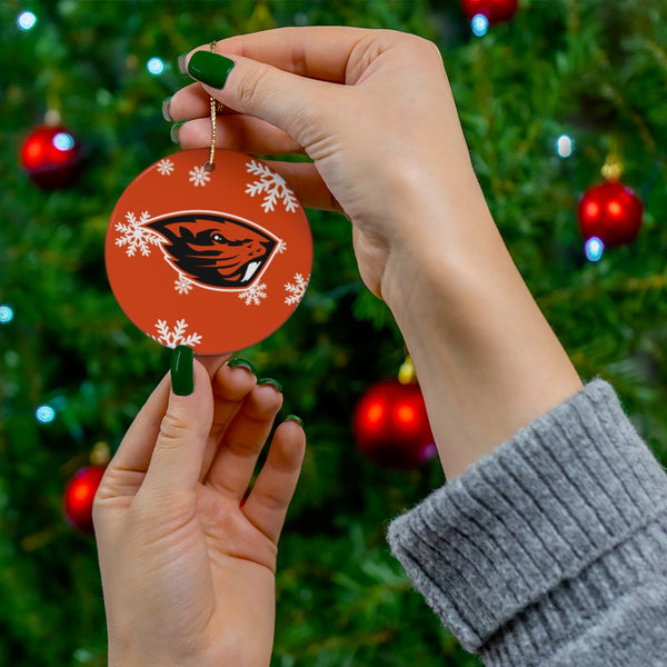 Oregon State Ceramic Ornaments