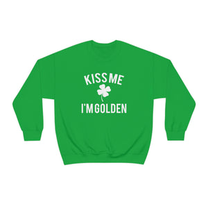 Kiss Me, I'm Golden St. Patrick's Day Sweatshirt