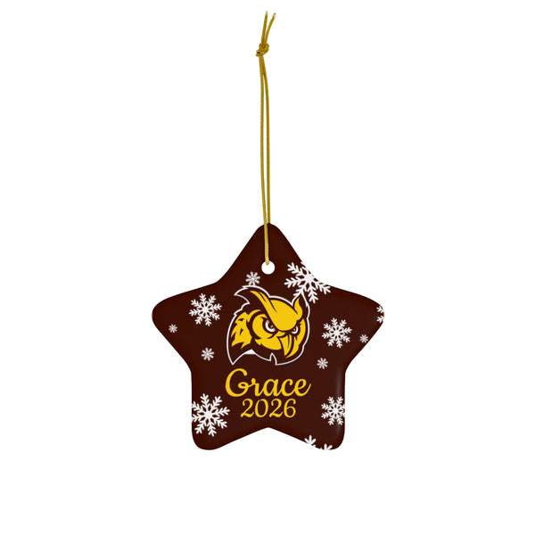 Custom Rowan Ceramic Ornaments