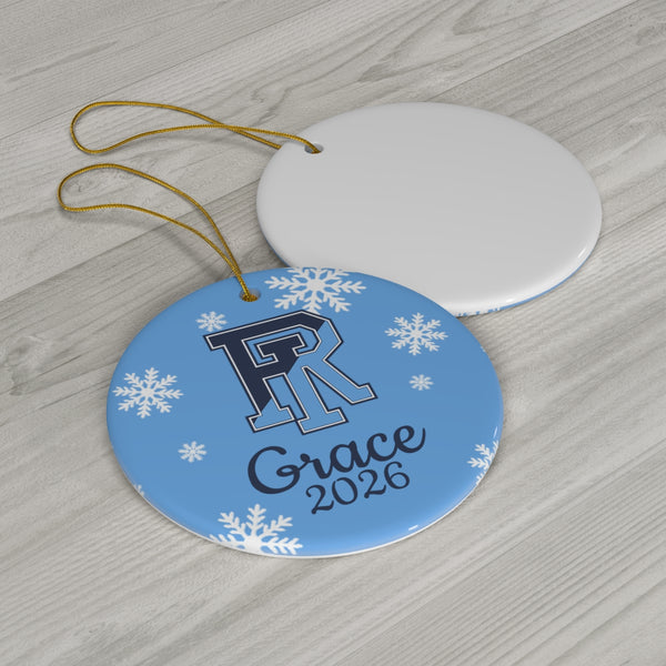 Custom URI Ceramic Ornaments