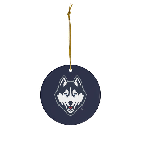 UConn Ceramic Ornaments