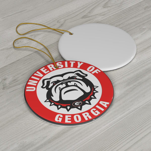 UGA Ceramic Ornaments