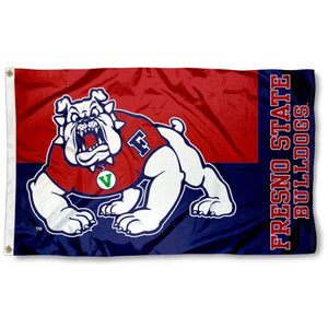 Fresno State University Bulldogs Flag
