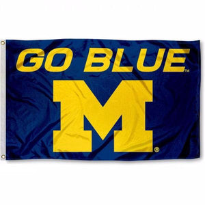 University of Michigan GO BLUE Flag