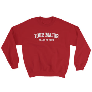 Customize Your Major Crewneck Sweatshirt