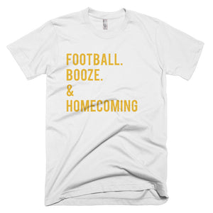Mizzou Football. Booze. & Homecoming T-Shirt