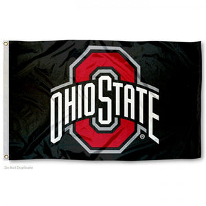 Ohio State University Buckeyes (Black) Flag