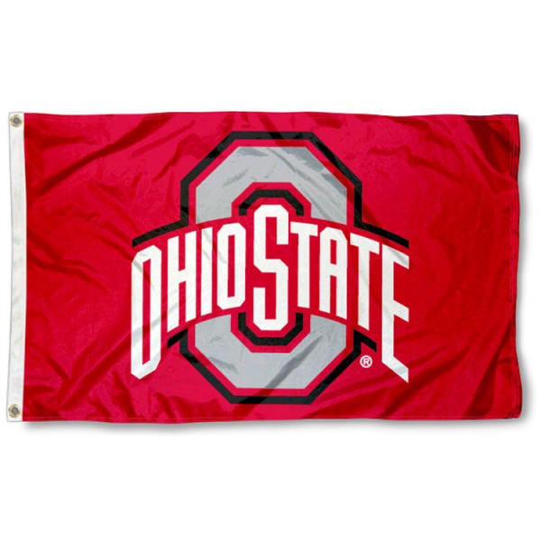 Ohio State University Buckeyes (Red) Flag