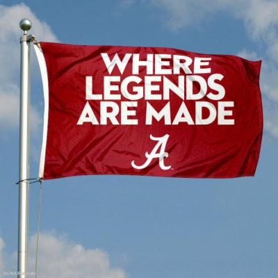 University of Alabama - Where Legends are Made Flag