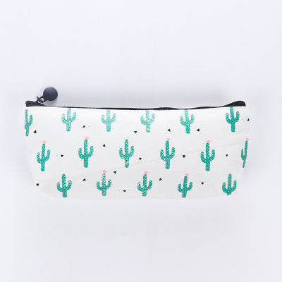 Green Cactus Pencil Case