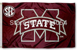 Mississippi State University SEC Flag