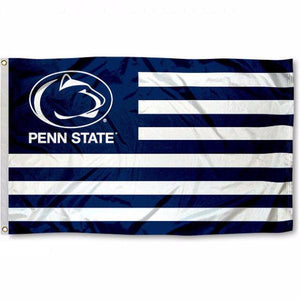 Penn State University PSU Stripes Flag
