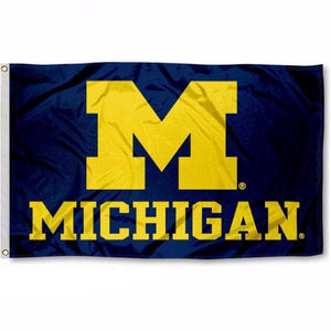 University of Michigan Wolverines flag